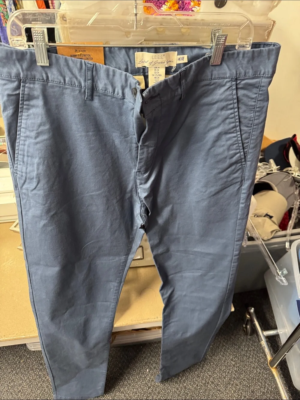 H&m LOGG skinny pants size 34 // 081558